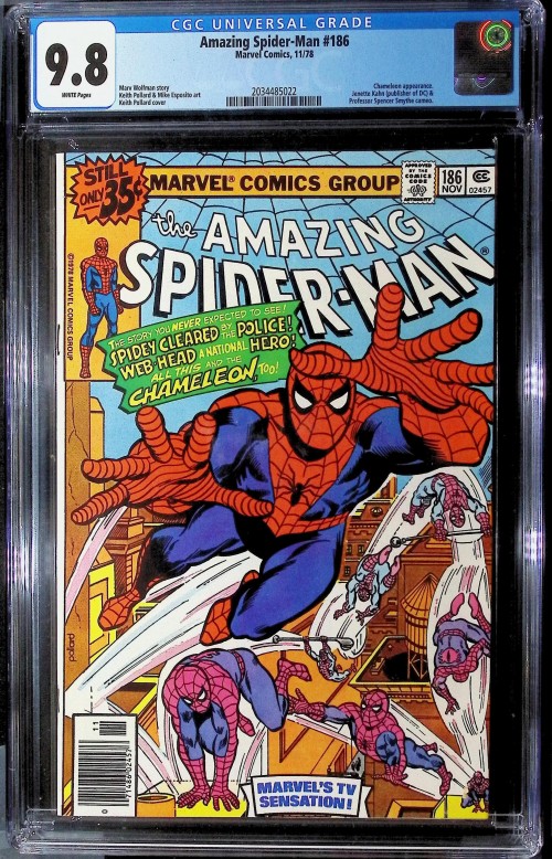 Amazing Spider-Man #186 (1963) CGC 9.8
