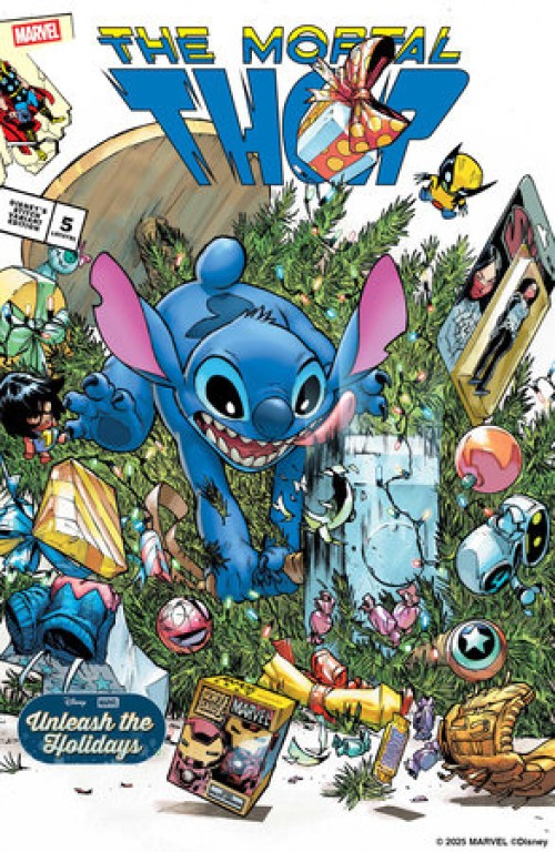 Thor #5 (2025) ramos disney stitch unleash the holidays variant