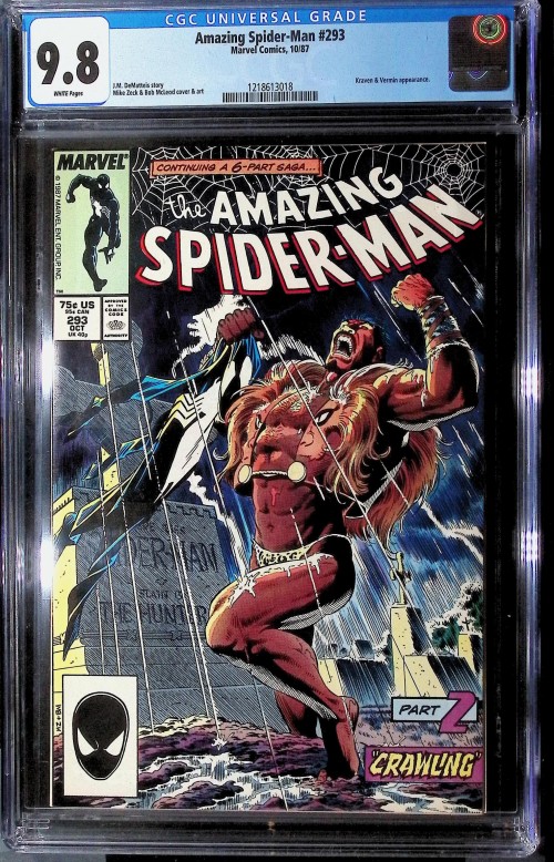 Amazing Spider-Man #293 (1963) CGC 9.8
