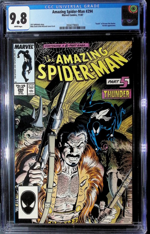 Amazing Spider-Man #294 (1963) CGC 9.8