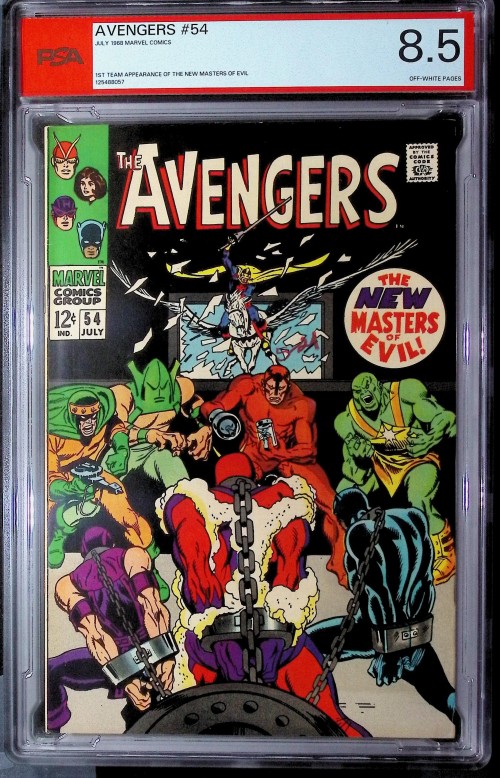 Avengers #54 (1963) PSA 8.5