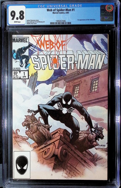 Web of Spider-Man #1 (1985) CGC 9.8