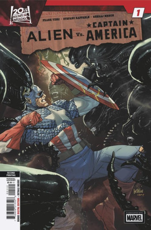 Alien Vs Captain America #1 (2025) second print