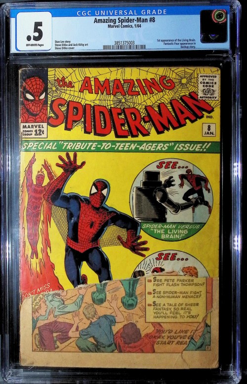 Amazing Spider-Man #8 (1963) CGC 0.5