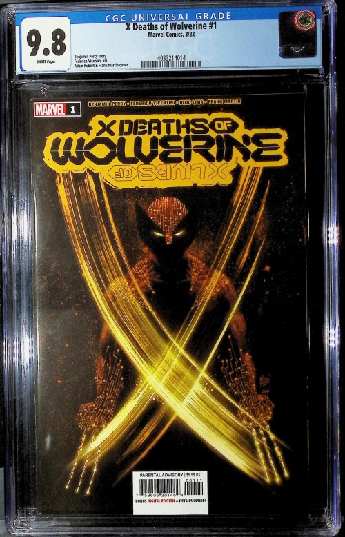 X Deaths Of Wolverine #1 CGC 9.8
