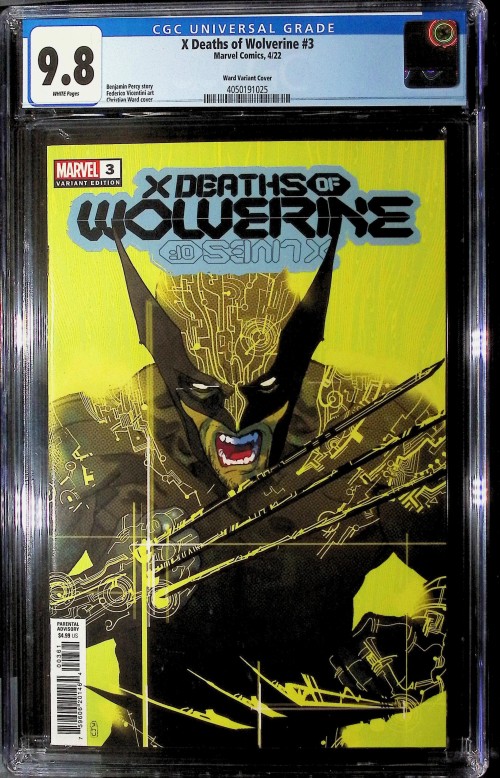 X Deaths Of Wolverine #3 ward variant CGC 9.8