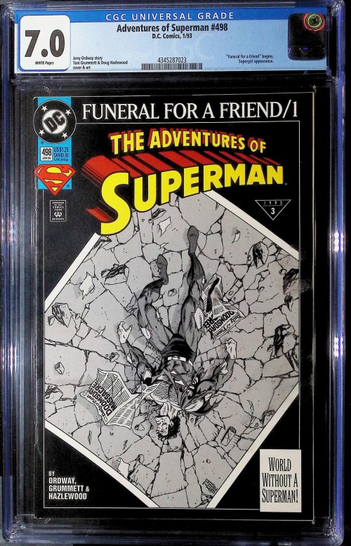 Adventures of Superman #498 (1987) CGC 7.0