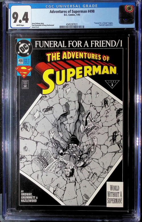Adventures of Superman #498 (1987) CGC 9.4