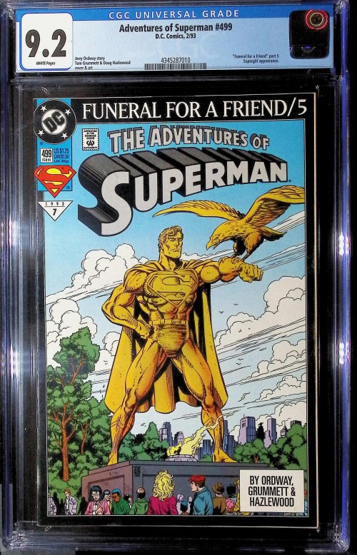 Adventures of Superman #499 (1987) CGC 9.2