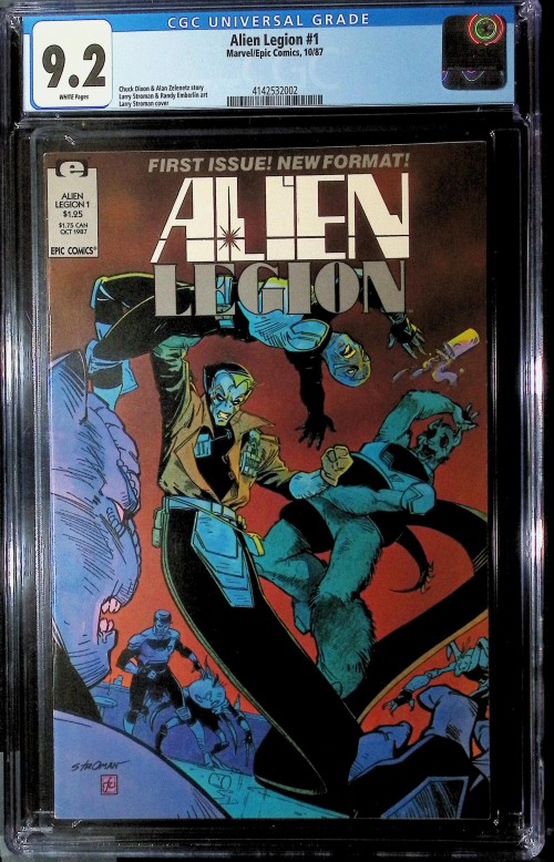 Alien Legion #1 (1987) CGC 9.2