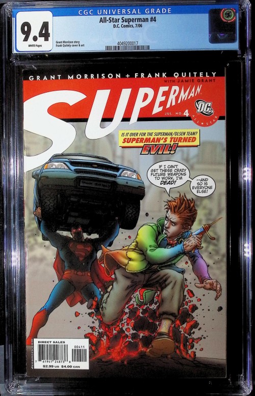 All Star Superman #4 (2006) CGC 9.4