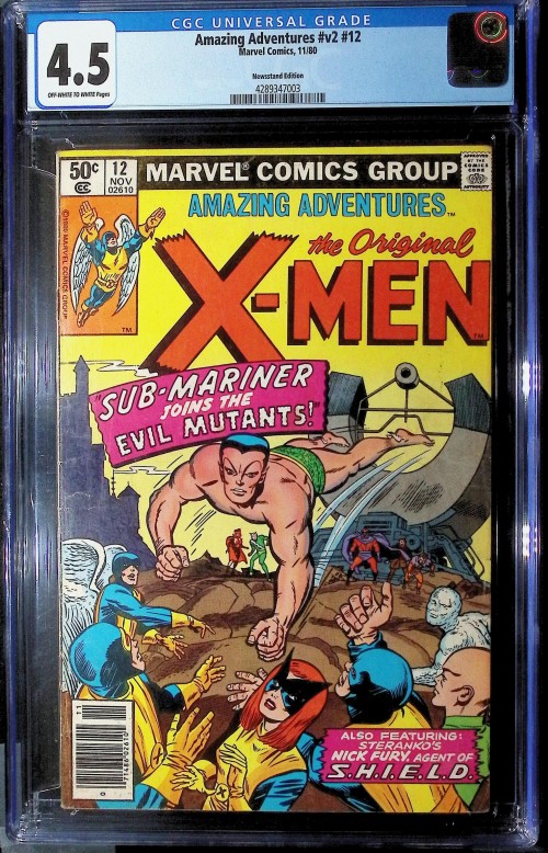 Amazing Adventures #12 (1979) newsstand variant CGC 4.5