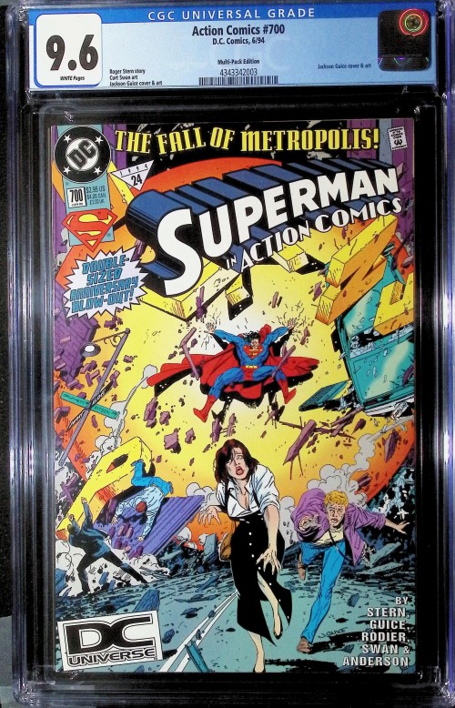 Action Comics #700 (1938) DC Universe logo variant CGC 9.6