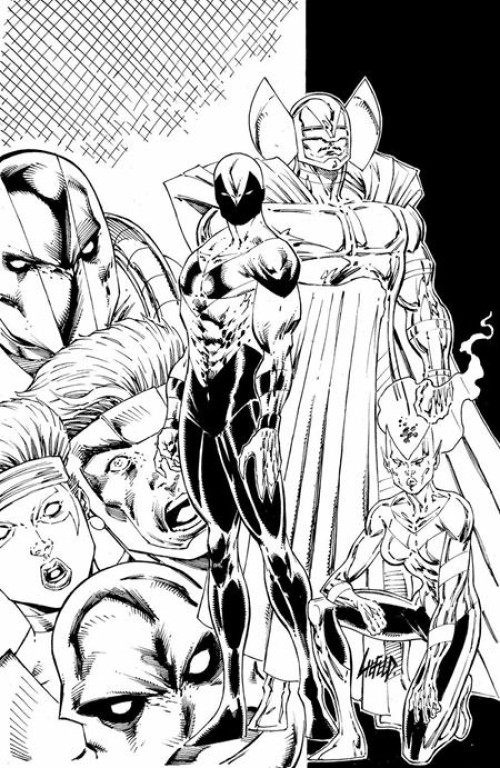 Youngblood #1 (2025) second print cover c liefeld b&w variant
