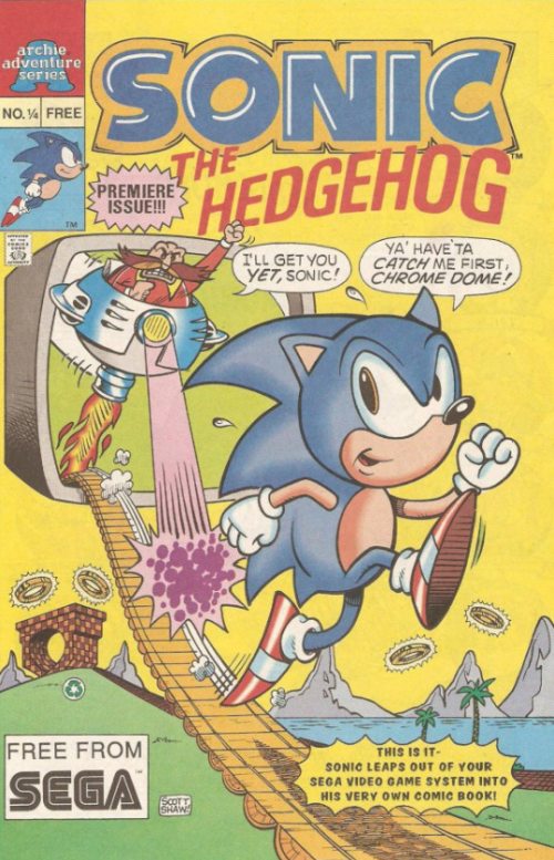 Sonic the Hedgehog #1/4 (1992)