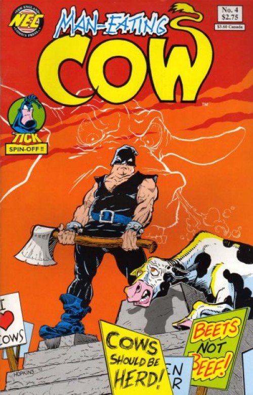 Man Eating Cow #4 (1992)