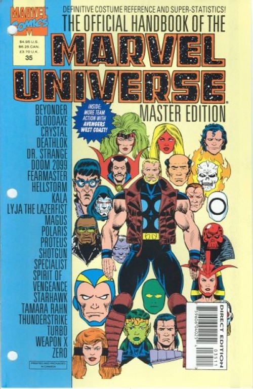 Official Handbook of the Marvel Universe Master Edition #35 (1990)