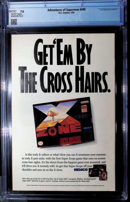 Adventures of Superman #498 (1987) CGC 7.0