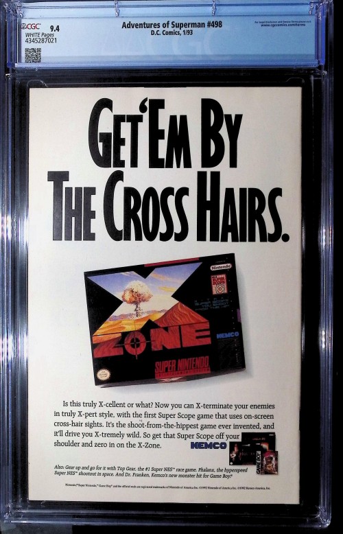 Adventures of Superman #498 (1987) CGC 9.4