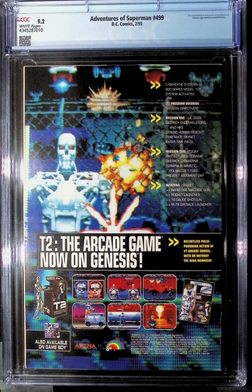 Adventures of Superman #499 (1987) CGC 9.2