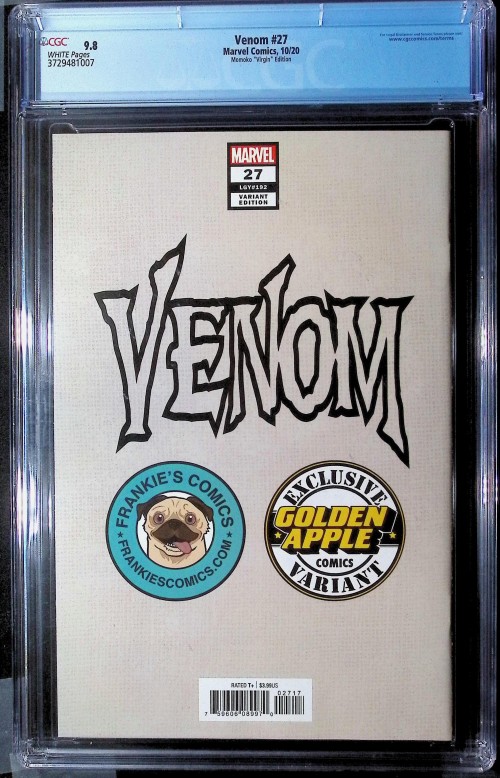 Venom #27 (2018) momoko virgin variant CGC 9.8