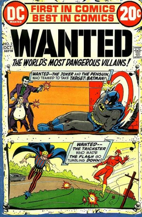 Wanted The Worlds Most Dangerous Villains #2 (1972)