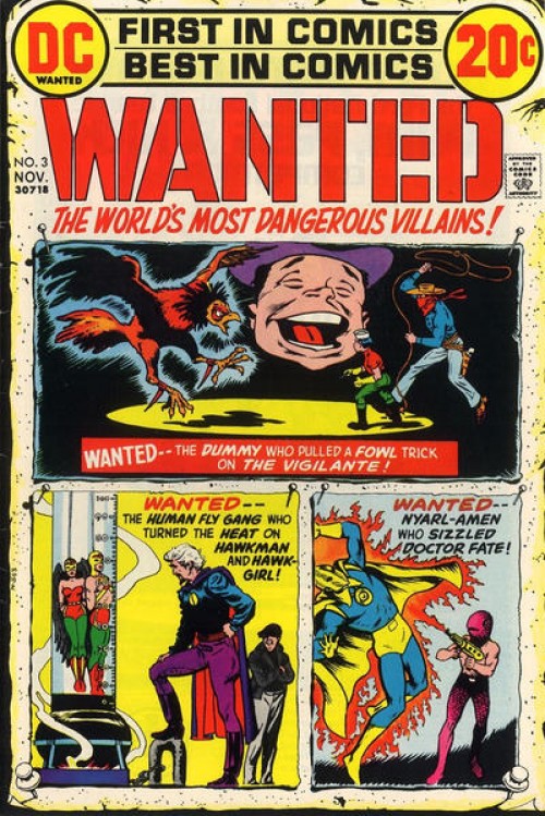 Wanted The Worlds Most Dangerous Villains #3 (1972)