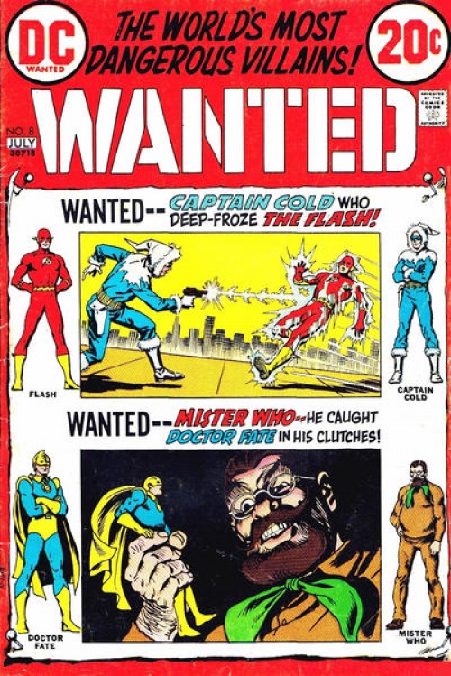 Wanted The Worlds Most Dangerous Villains #8 (1972)