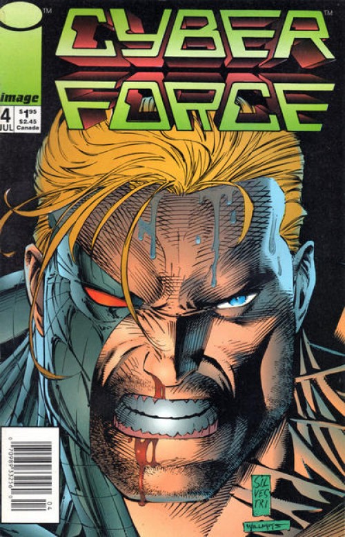 Cyberforce #4 (1992) newsstand edition