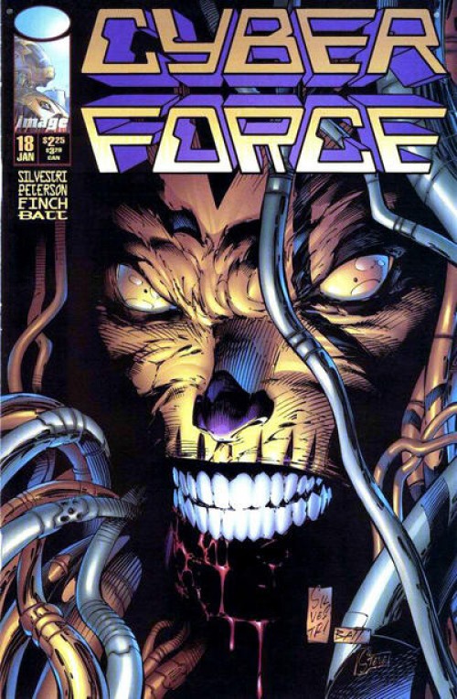 Cyberforce #18 (1993) silvestri variant