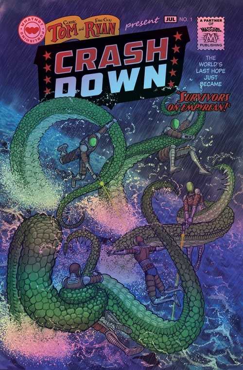 Crashdown #1 cover n maguire foil variant