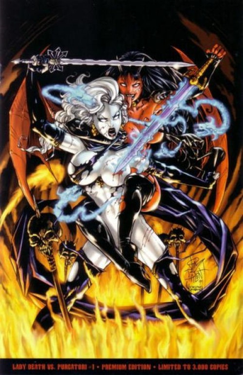 Lady Death vs Purgatori #1 (1999) premium edition