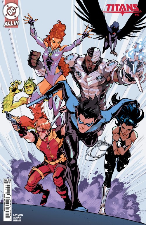 Titans #19 (2023) cover b kerschl variant