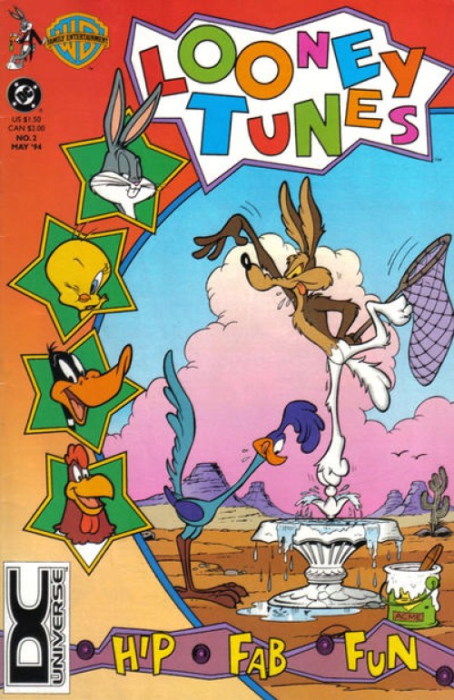 Looney Tunes #2 (1994) dc universe logo variant