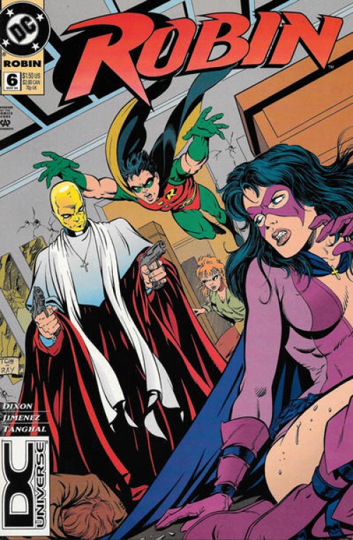 Robin #6 (1993) dc universe logo variant