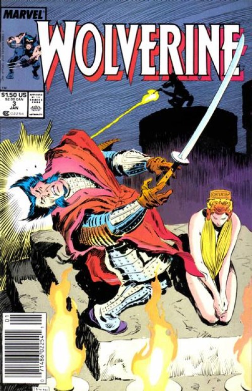 Wolverine #3 (1988) newsstand edition
