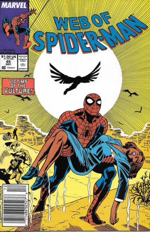 Web of Spider-Man #45 (1985) Newsstand Edition