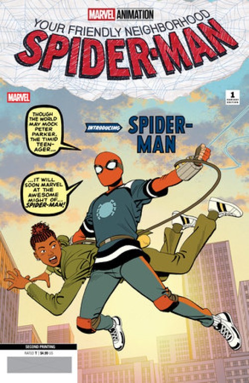 Your Friendly Neighborhood Spider-Man #1 (2024) second print marvel animation wraparound variant