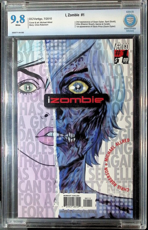 iZombie #1 CGC 9.8