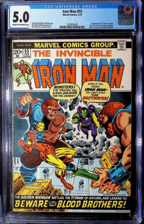 Iron Man #55 (1968) CGC 5.0