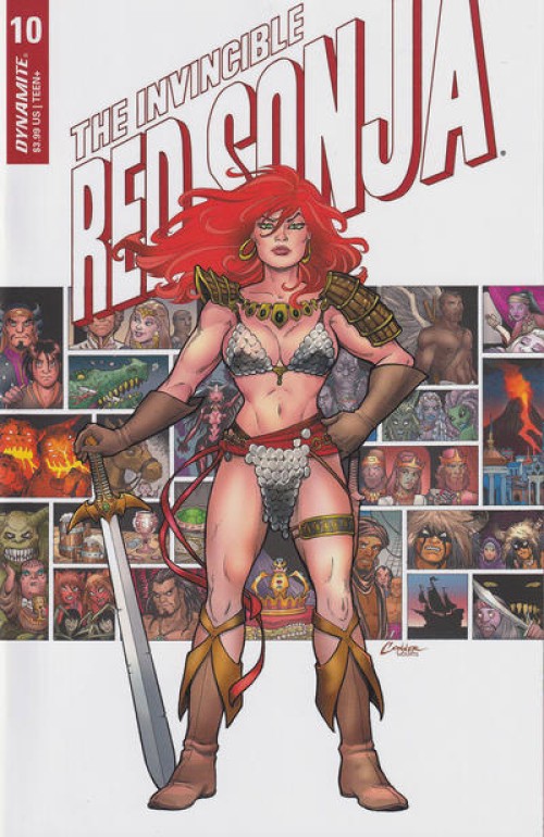 Invincible Red Sonja #10 cover a conner