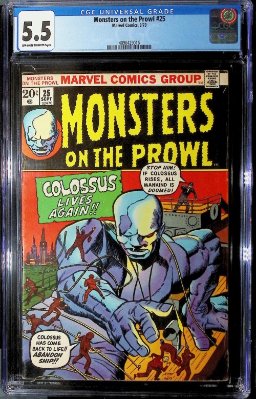 Monsters on the Prowl #25 (1971) CGC 5.5