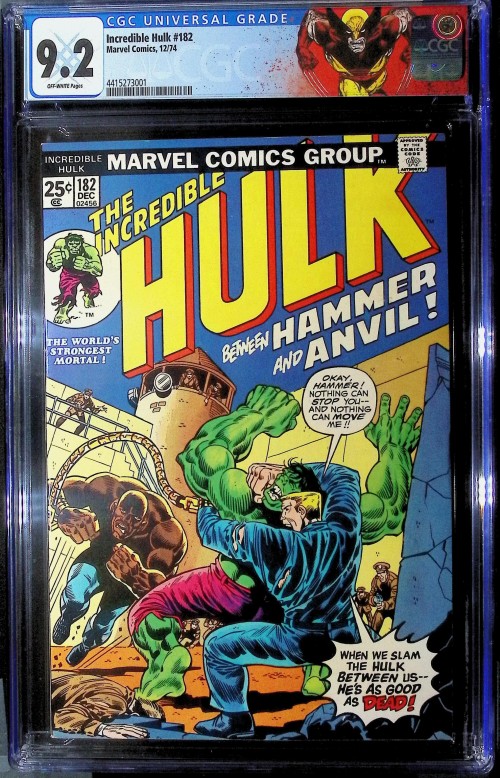 Incredible Hulk #182 CGC 9.2