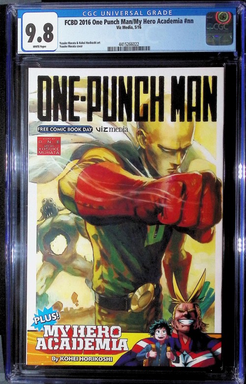 FCBD 2016 Viz One Punch Man & My Hero Academia CGC 9.8