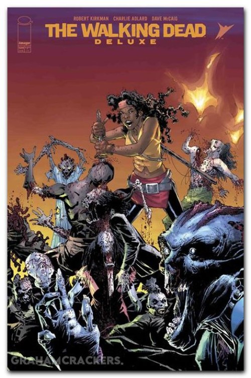 Walking Dead Deluxe #109 cover c portacio connecting variant