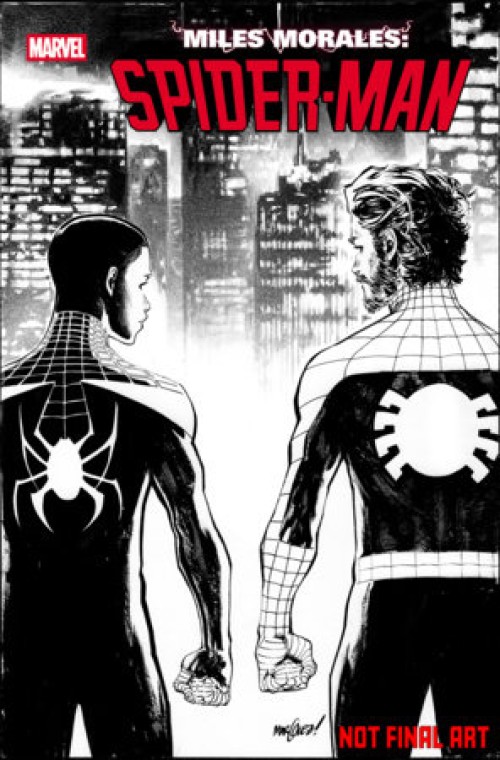 Miles Morales Spider-Man #42 (2022) marquez ultimate team-up variant