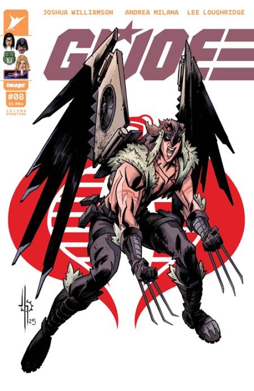 GI Joe #8 (2024) second print cover b howard variant