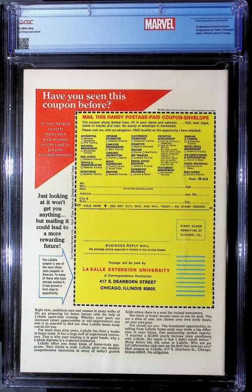 Incredible Hulk #182 CGC 9.2